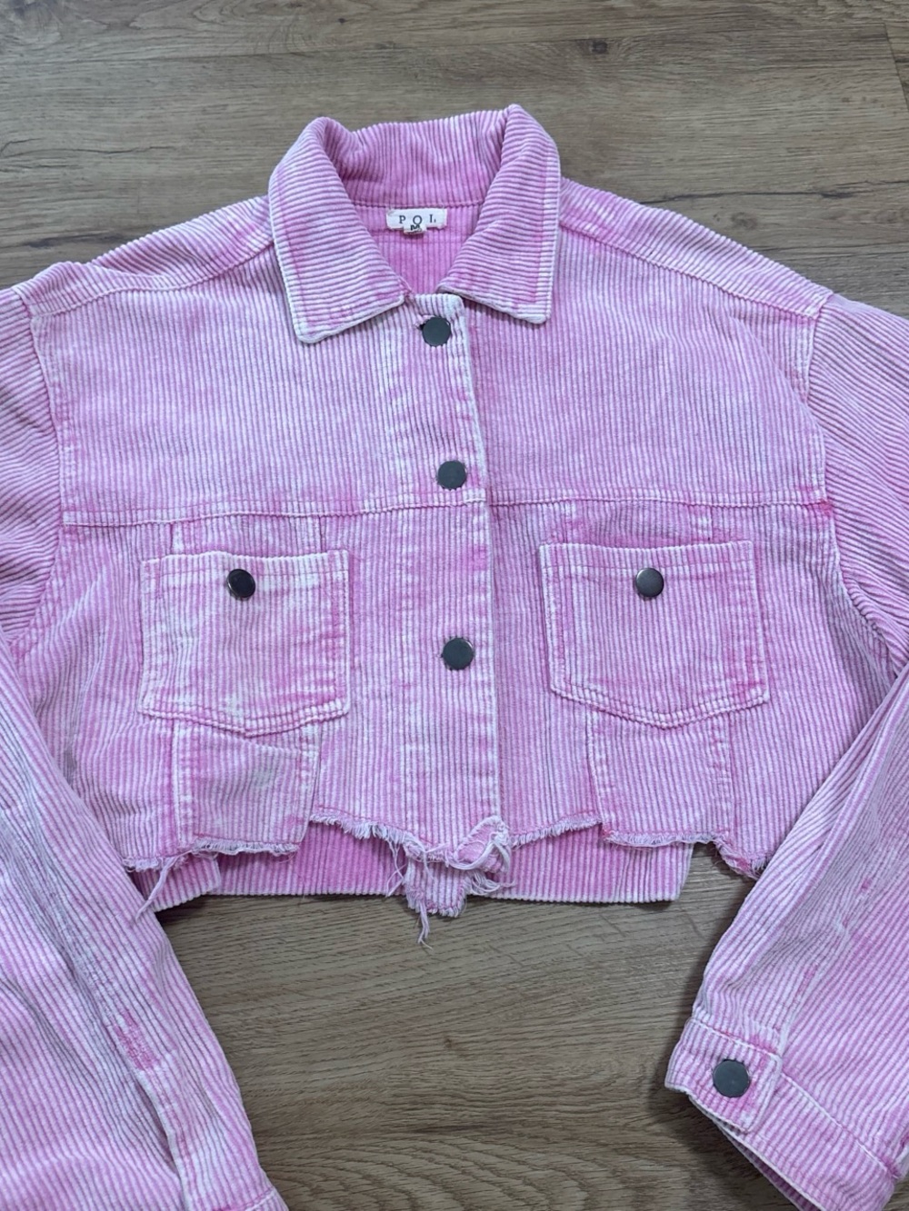 POL Pink jacket with star on the back